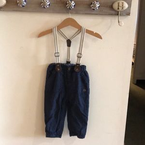 Pants and Suspender Set